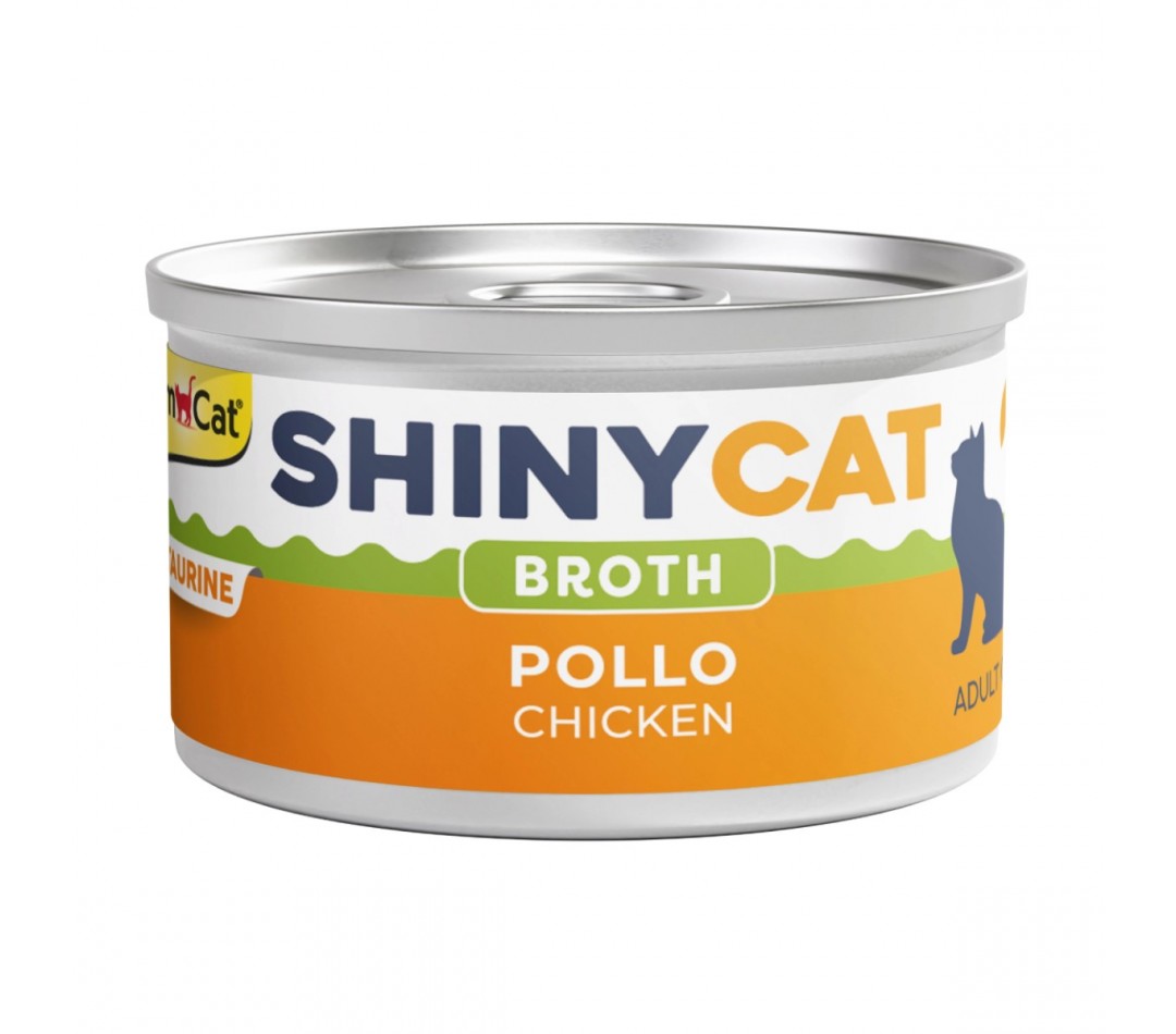 Shinycat Broth (Sos içinde) Chicken (Tavuk) Konserve Kedi Maması 70 gr