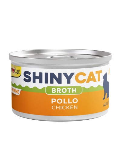 Shinycat Broth (Sos içinde) Chicken (Tavuk) Konserve Kedi Maması 70 gr