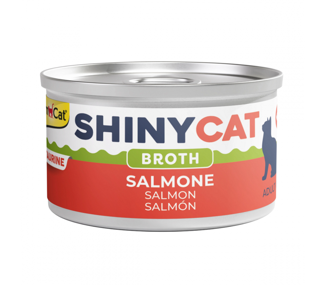 Shinycat Broth (Sos içinde) Salmon (Somon Balığı) Konserve Kedi Maması 70 gr