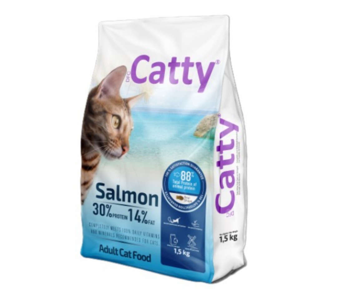 Catty Somonlu Yetişkin Kedi Maması 1.5 Kg