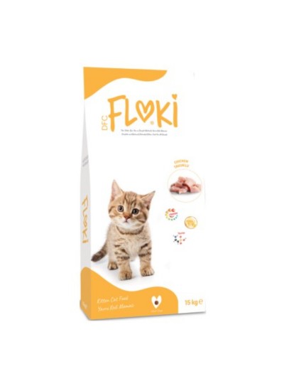 Floki Kitten Tavuklu Yavru Kedi Maması 15 Kg