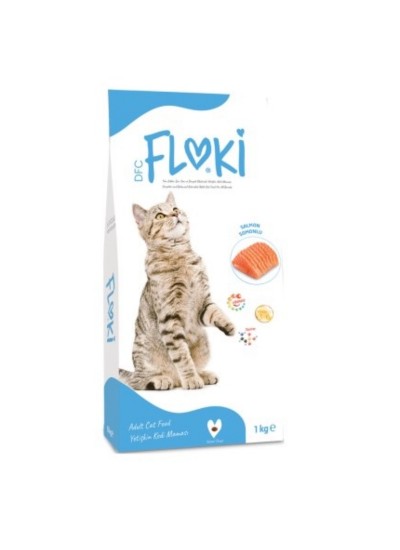 Floki Somonlu Yetişkin Kedi Maması 1 Kg