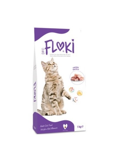 Floki Tavuklu Yetişkin Kedi Maması 1 Kg