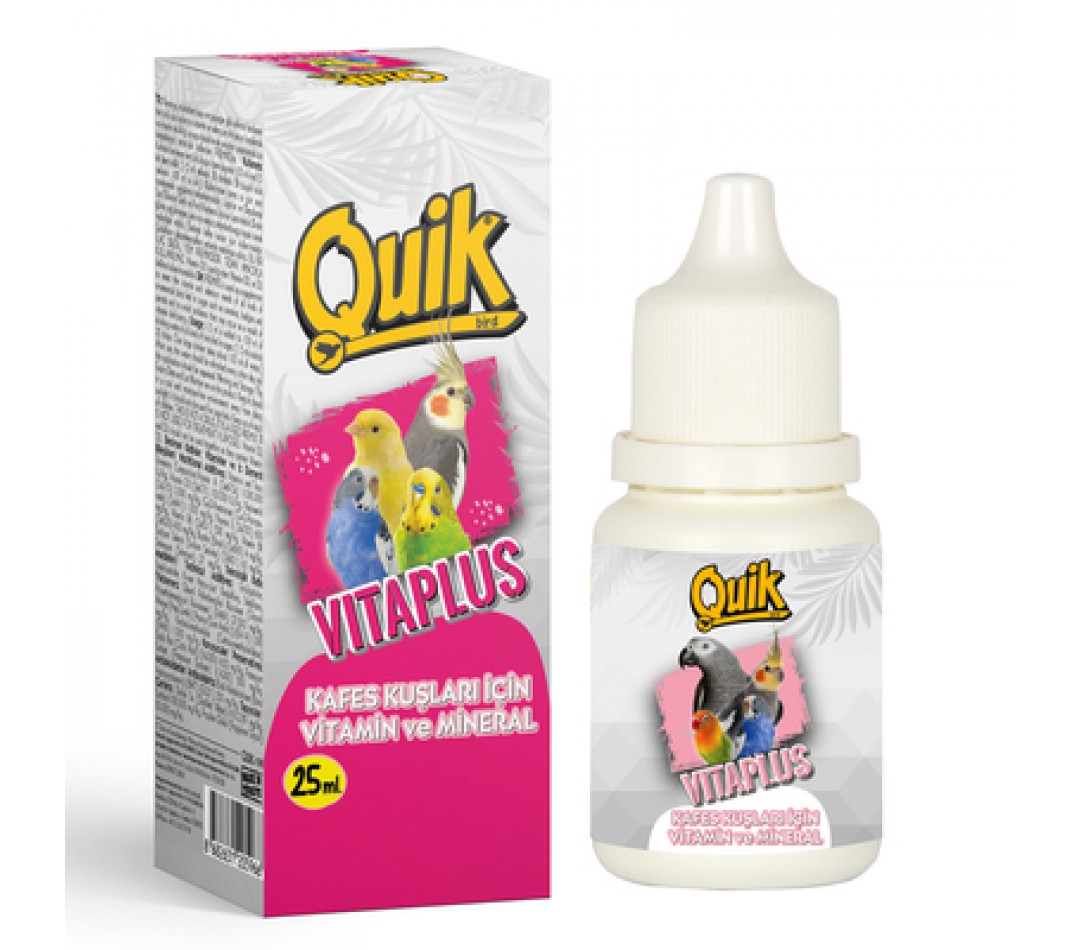 Quik Vita Plus Kuş Vitamini 25 ml