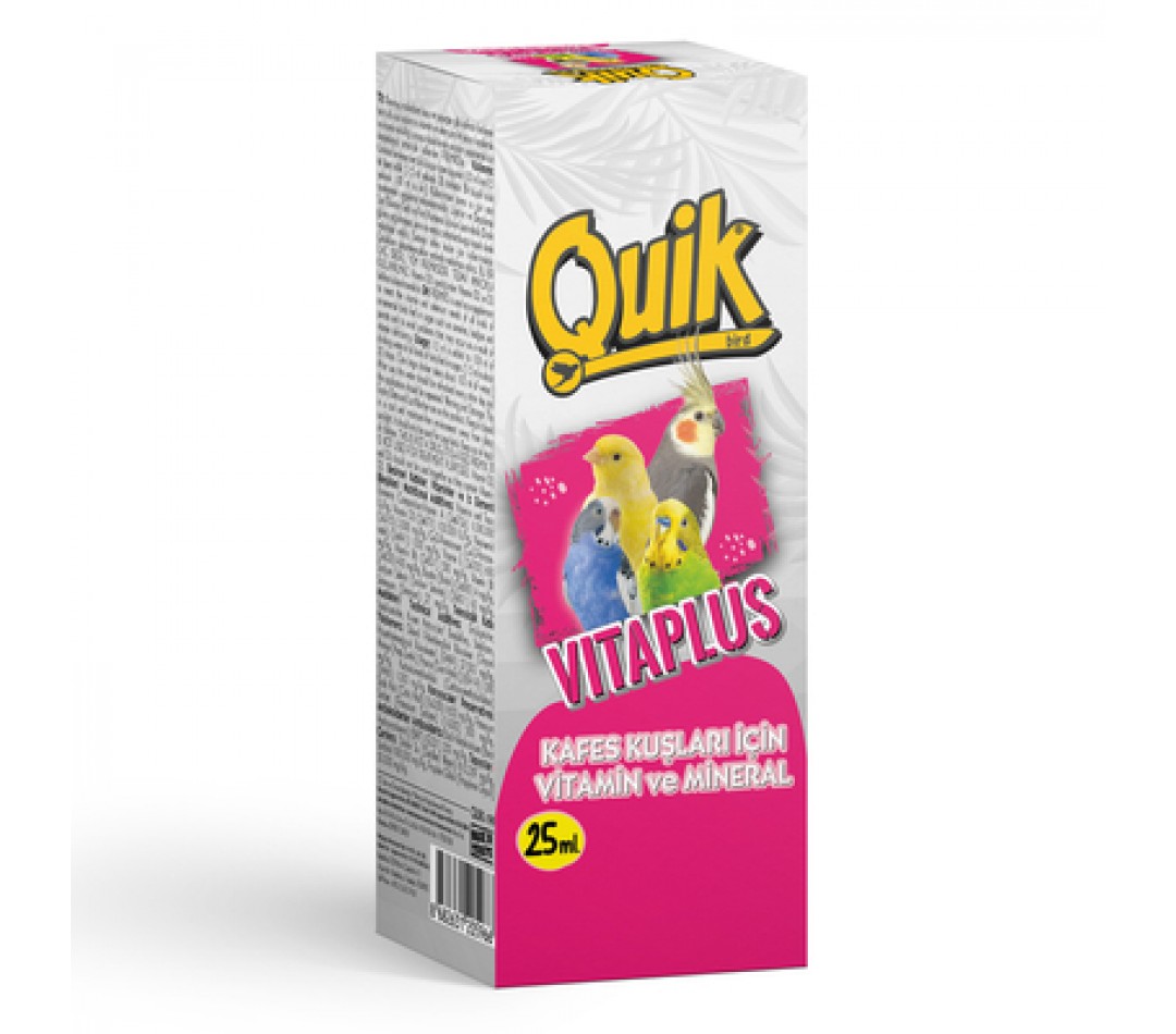 Quik Vita Plus Kuş Vitamini 25 ml