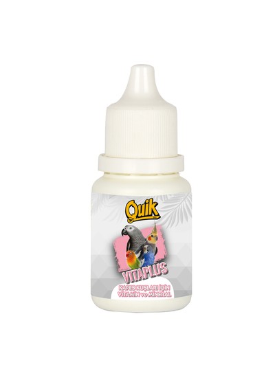 Quik Vita Plus Kuş Vitamini 25 ml 12'li Quik Vita Plus Kuş Vitamini 25 ml 12'li