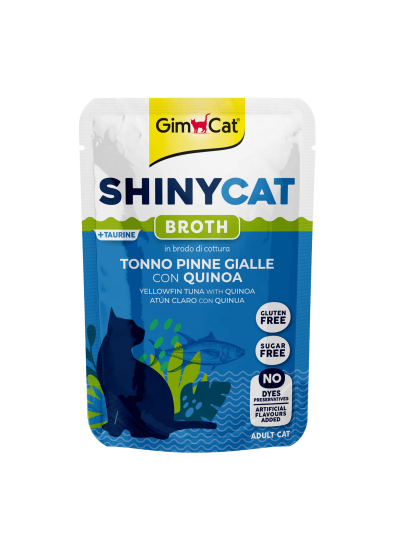 Shinycat Pouch Yellowfin Tuna And Quinoa (Sarı yüzgeçli Ton Balığı&Kinoa) Kedi Maması 70 gr