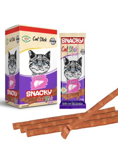 Snacky Kedi Stick Ödül Ciğerli 3x5 gr