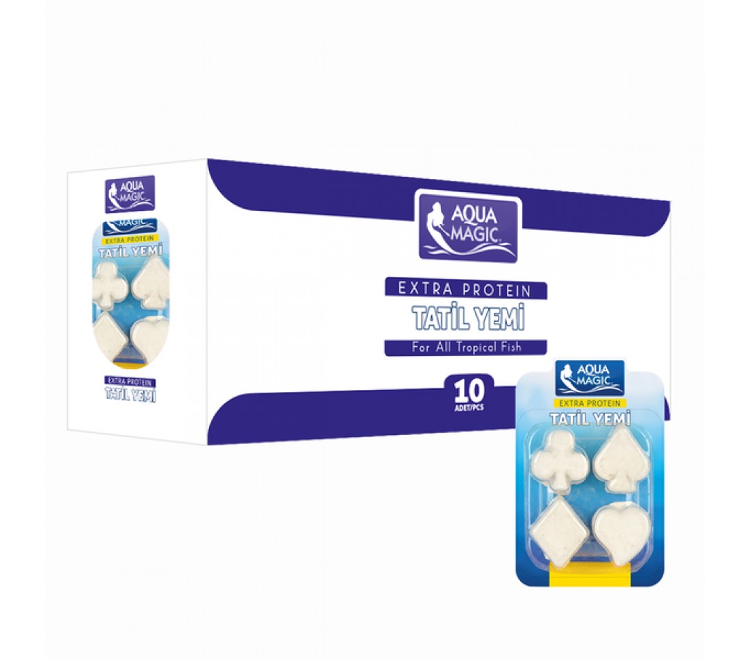 Aqua Magic Haftalık Tatil Yemi 4'lü 10 Adet. Aqua Magic Haftalık Tatil Yemi 4'lü 10 Adet.