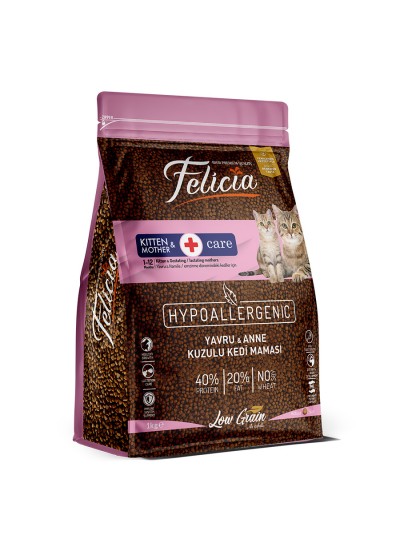 Felicia 5 Kg Kuzulu Az Tahıllı Yavru Kedi Maması HypoAllergenic Kedi Maması