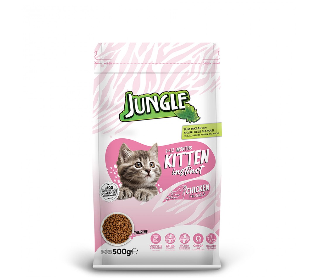 Jungle 500 Gr Adet Yavru Kedi Maması Tavuklu