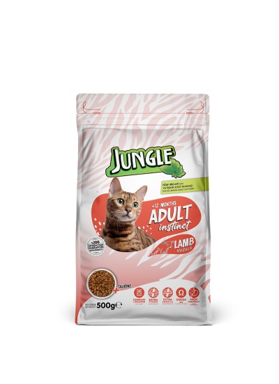 Jungle 500 Gr Kuzulu Yetişkin Kedi Maması