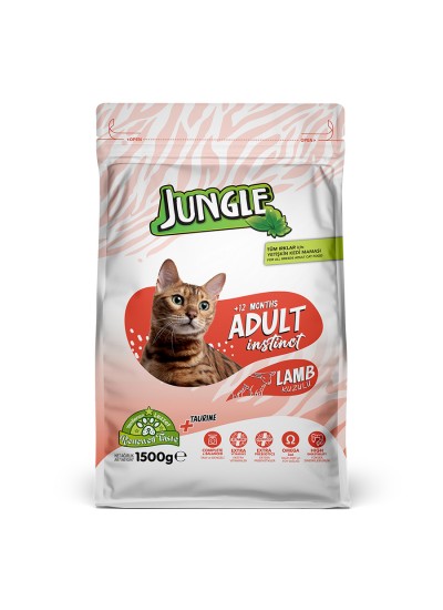 Jungle 1,5 kg Adet Kuzulu Yetişkin Kedi Maması