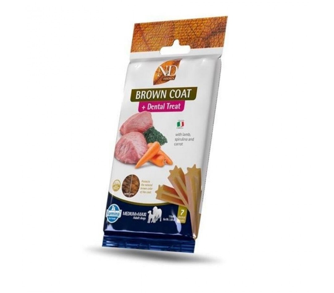 N&D Brown Coat Diş Sağlığı Medium/Maxi Köpek Ödülü 100 Gr