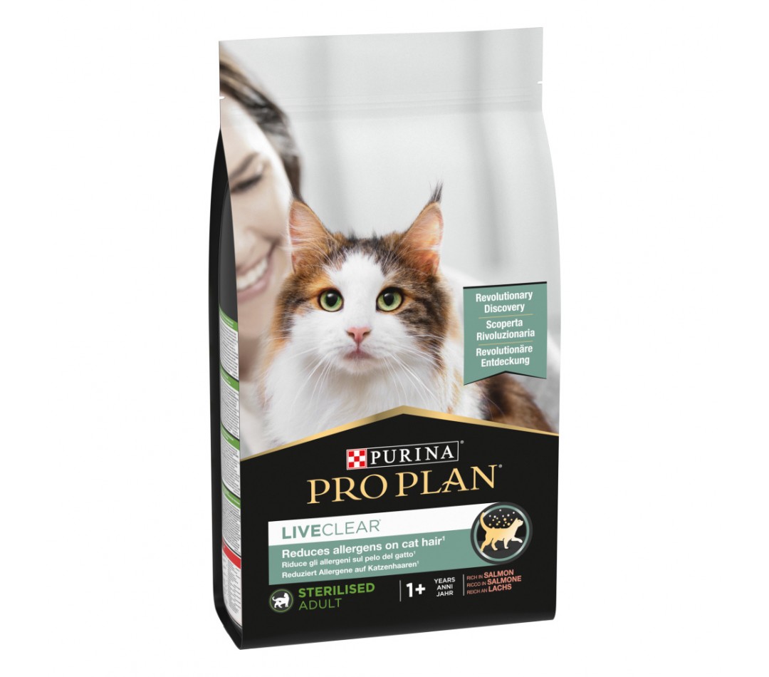 Pro Plan LiveClear Somonlu Alerjen Azaltan Kısırlaştırılmış Kedi Maması 1,4kg