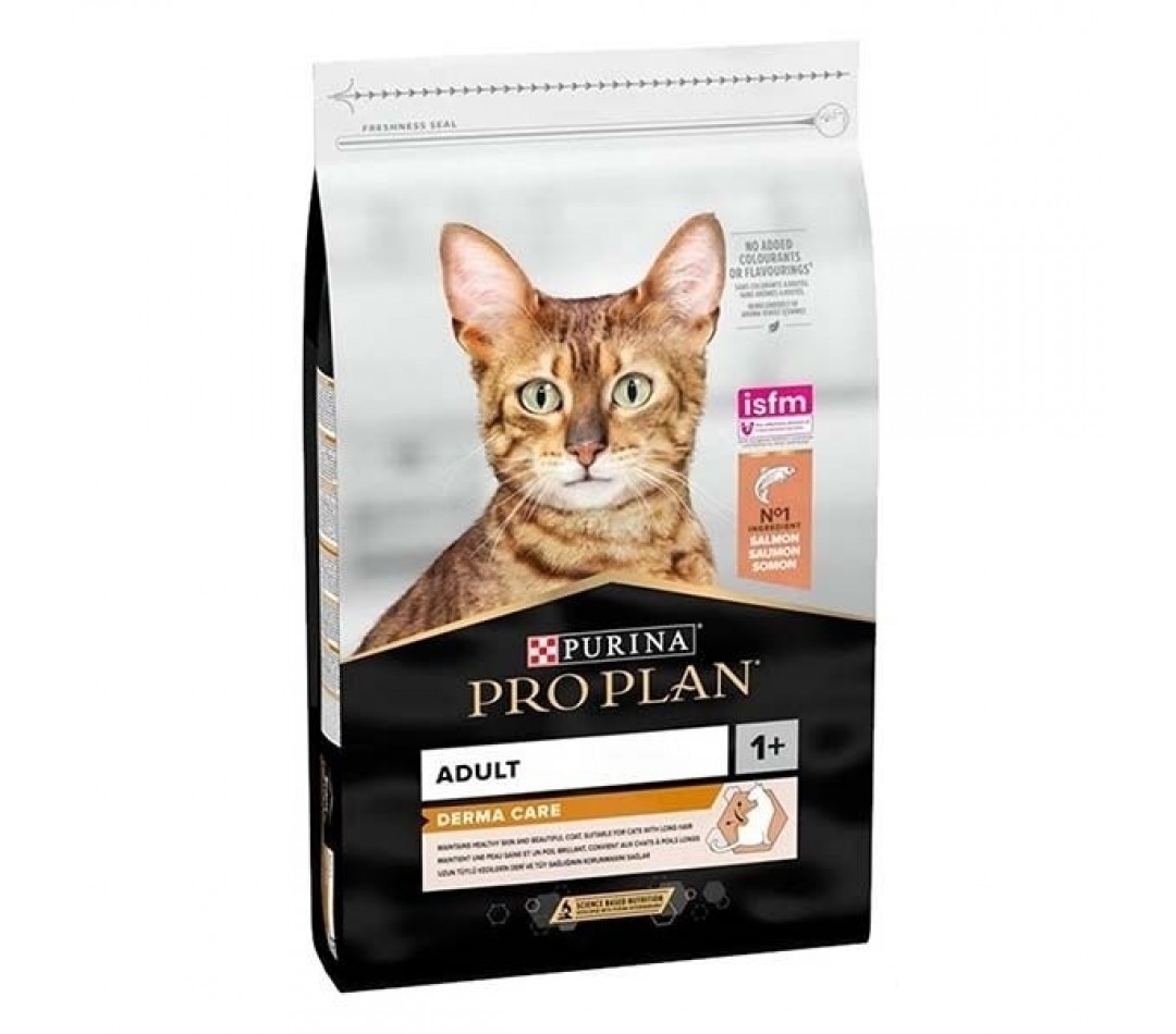 Pro Plan Derma Care Somonlu Tüy Yumağı Önleyici Yetişkin Kedi Maması 1,5kg