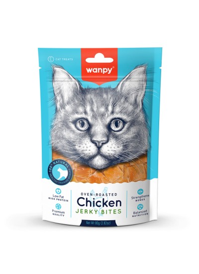 Wanpy Gerçek Tavuk Yumuşak Kedi Ödülü 80 gr