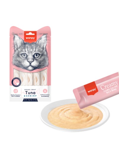 Wanpy Ton&Karides 12'li-Krema Ödül 5x14gr 